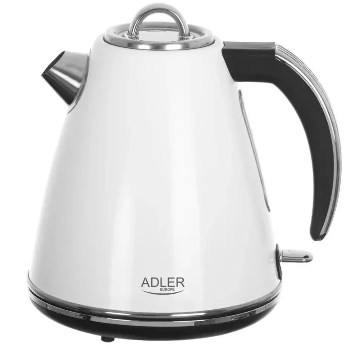 Adler AD 1343 Bouilloire Blanche métal 15 L STRIX - Capacité maxi : 15 L - Témoin de contrôle
