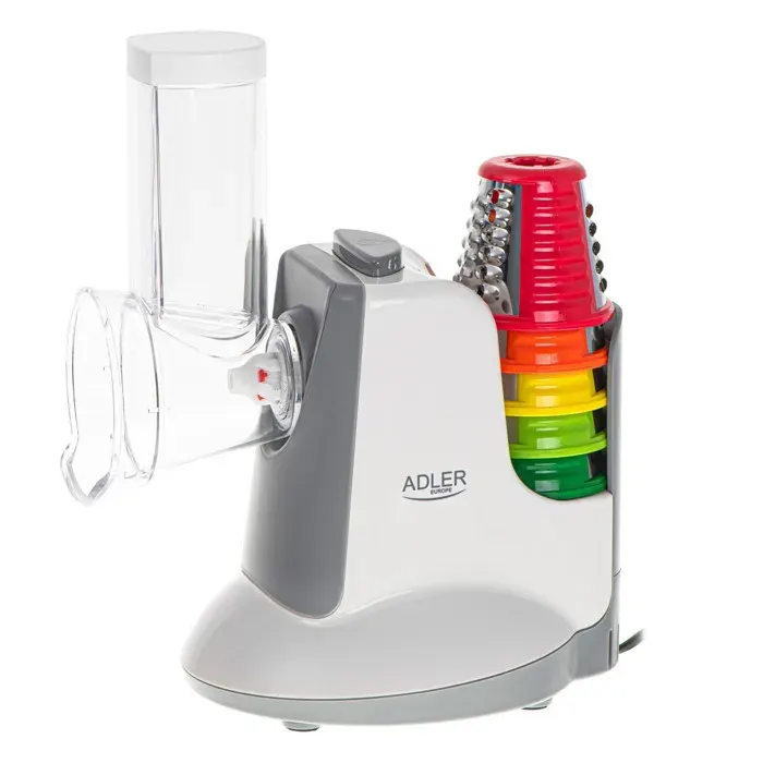 ADLER EUROPE AD4815 Hachoir électrique à légumes râpe à 5 pointes y compris râpe puissance 150 W