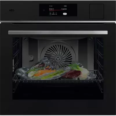 Aeg - Four Encastrable Fonction Vapeur Tp8sb731at - Chaleur Tournante - Combiné Vapeur - Hydrolyse - Porte Froide - Noir Matt