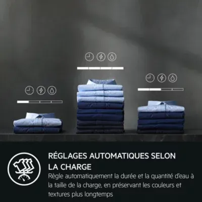 Aeg - Lave Linge Hublot Lsr6e6264xa - 6 Kg - 1200 Tr/Min - Classe A - Moteur Induction - Noir — vue 3