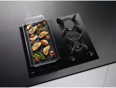 Aeg - Plaque Mixte Induction Gaz Hdb64623nb — vue 5