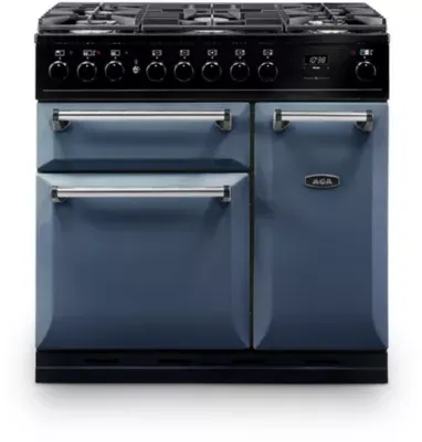 Aga - Piano De Cuisson Gaz Master Chef Deluxe 90 Dartmouth Blue