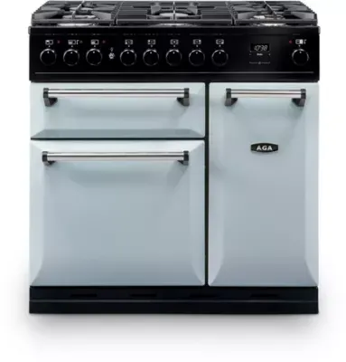 Aga - Piano De Cuisson Gaz Master Chef Deluxe 90 Df Gris Perle