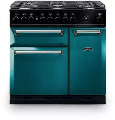 Aga - Piano De Cuisson Gaz Master Chef Deluxe 90 Salcombe Blue