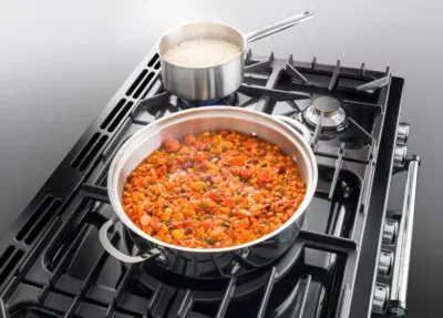 Aga - Piano De Cuisson Gaz Masterchef Deluxe 110 Mixte Anthracite — vue 10