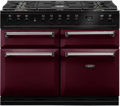 Aga - Piano De Cuisson Gaz Masterchef Deluxe 110 Mixte Rouge