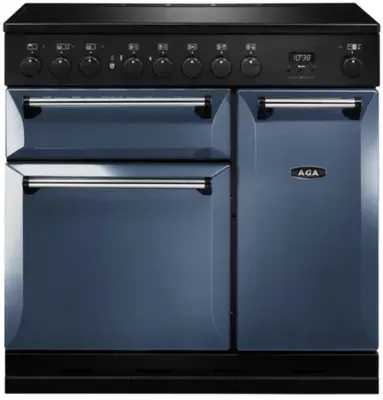 Aga - Piano De Cuisson Induction Master Chef Deluxe 90 Dartmouth Blue