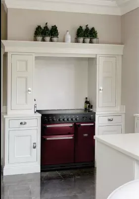 Aga - Piano De Cuisson Induction Masterchef Deluxe 90 Induction Rouge — vue 3