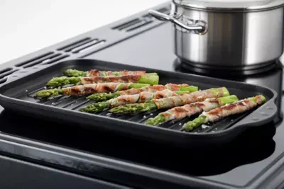 Aga - Piano De Cuisson Induction Masterchef Deluxe 90 Induction Rouge — vue 5