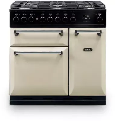 Aga - Piano De Cuisson Mixte Master Chef Deluxe 90 Df Creme
