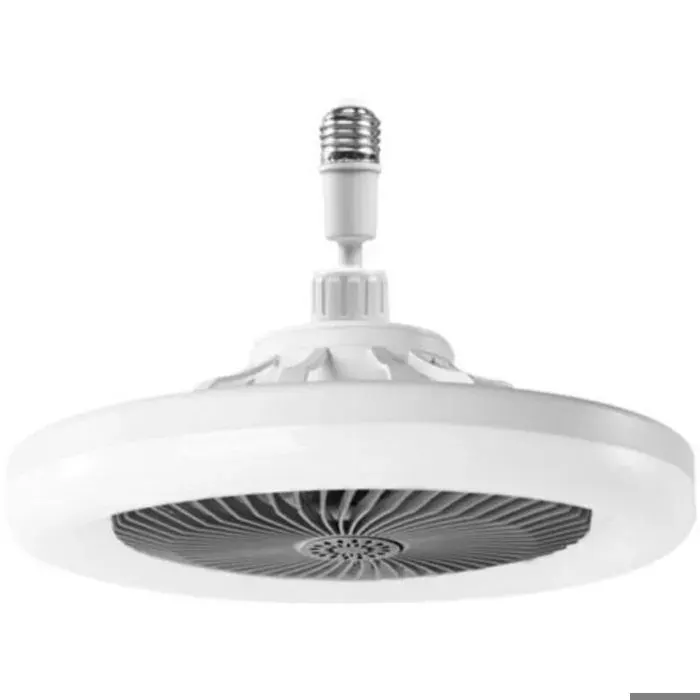 AIMOONSA Ventilateur Plafond Avec Lumiereventilateur Silencieux PlafondE27 plafonnier LED À Intensité Variable3vitessesTemporis