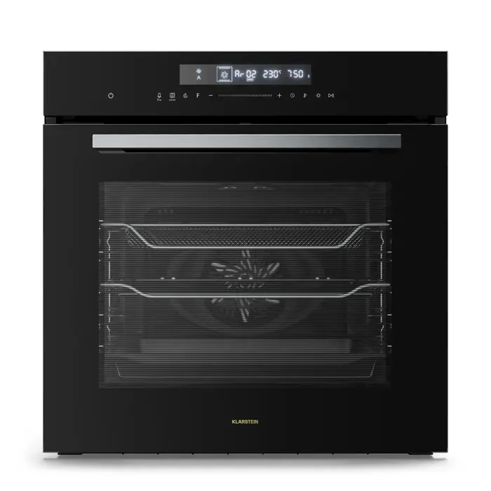 Airjet 60cm 72L Four Encastrable Noir