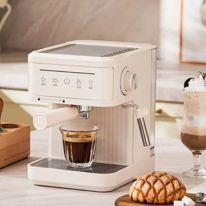 AIRMSEN Machine à Café avec Broyeur – Cafetiere a Grain avec Mousseur à Lait 20 Bars Inox Cappucci MACHINE A CAFE EXPRESSO BROYEU