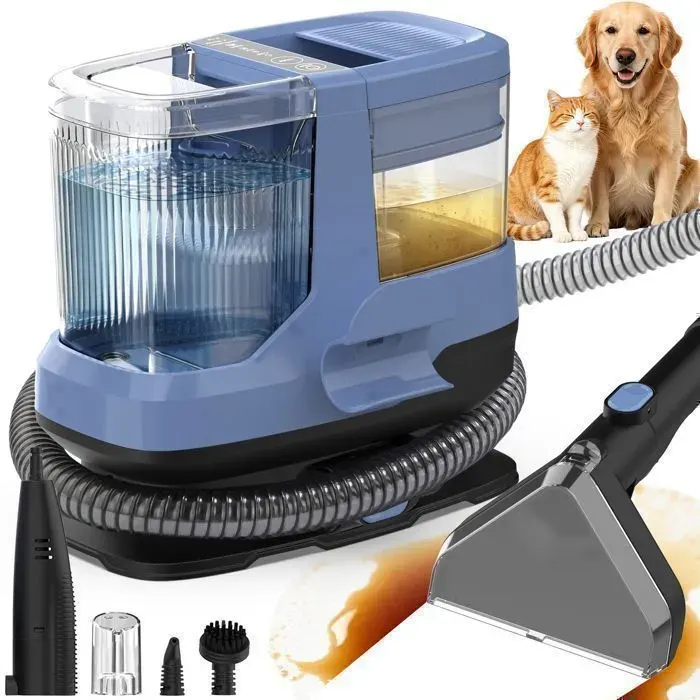 AIRROBO CP100 Nettoyeur Vapeur Professionnel 17KPa avec 4 modes - 45g/min - Nettoyeur Détacheur pour Canapé Tapis Matelas Voiture