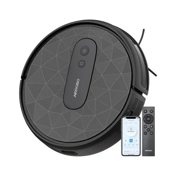 AIRROBO P20 Aspirateur Robot 2800 Pa 4 modes de nettoyage autonomie 120 min pour poils danimaux et sols durs garantie 2 ans