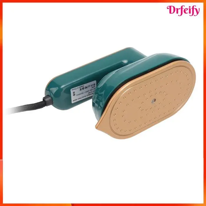 Akozon Mini fer à vapeur Fer à Vapeur Portatif Dry Wet Use Rotation Machine à Repasser Portable electromenager amovible Prise UE