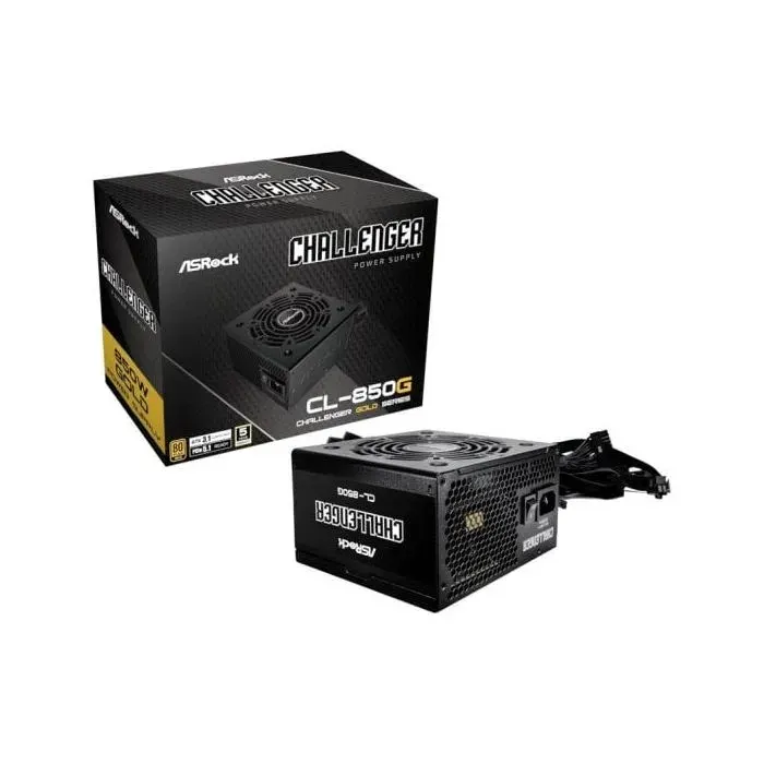 Alimentation PC - ASROCK - Challenger CL-850G - 850W - 80 PLUS Gold - Protection avancée