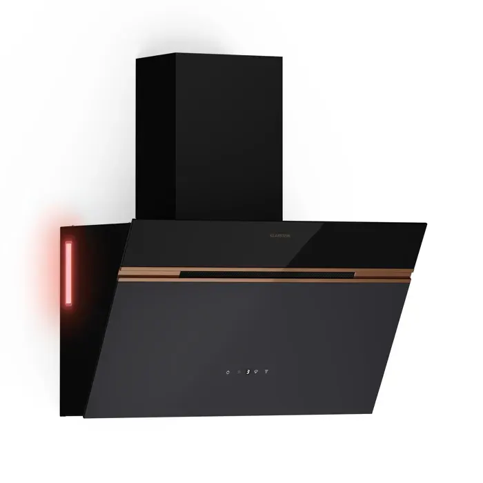Alina Smart 60cm 679m³/h Hotte Décorative Noir