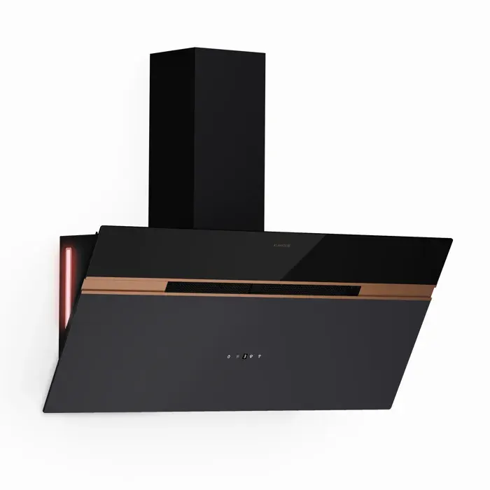 Alina Smart 90cm 689m³/h Hotte Décorative Noir