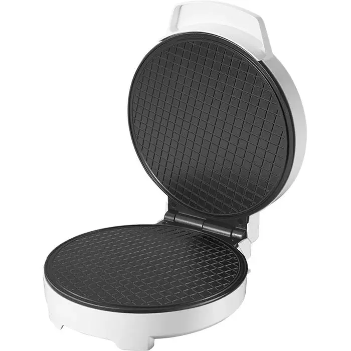 Appareil à crêpes électrique 1 000 W 220-240 V chauffage double face revêtement antiadhésif résistant portable blanc
