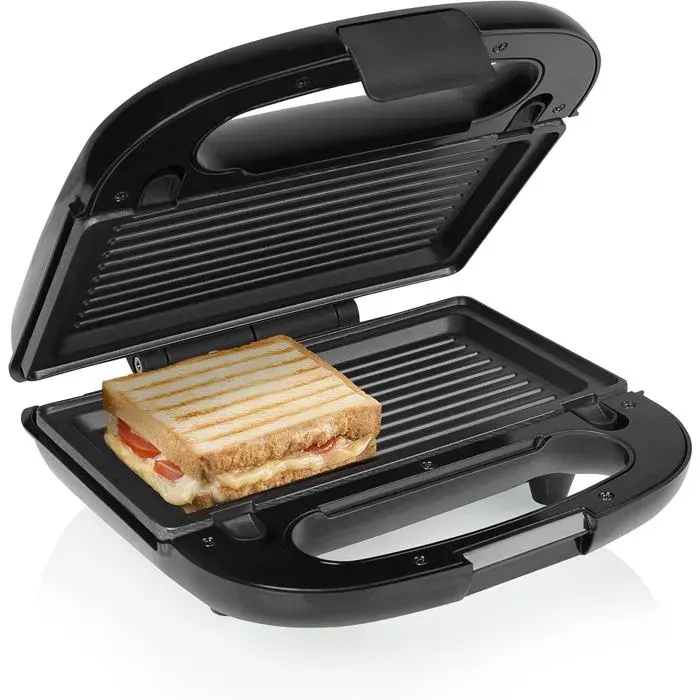 Appareil à croque-monsieur 3-en-1 - VETOBIOL - Plaques interchangeables croque-monsieur gaufres gril