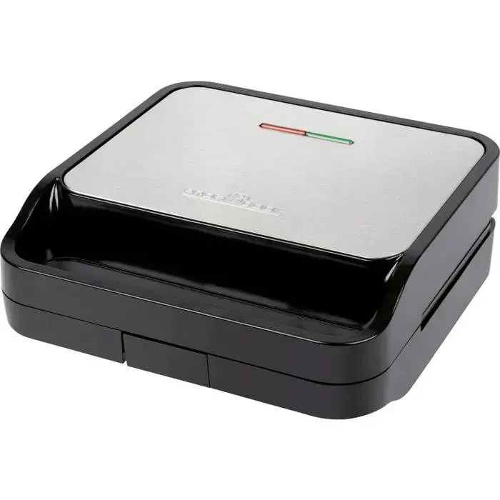 Appareil à croque-monsieur - PROFI COOK - PC-ST 1297 - Noir-argent - Revêtement anti-adhésif - Pour croque-monsieur