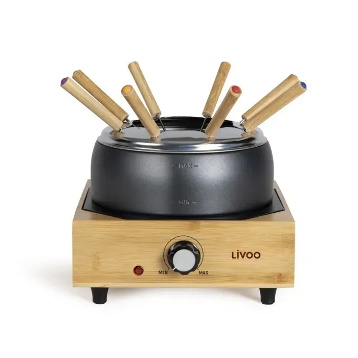 Appareil à fondue - LIVOO - 2 L - 8 personnes - 800 W - Thermostat réglable