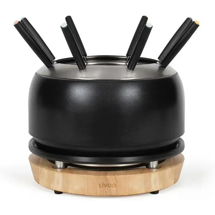 Appareil À Fondue Xxl Doc339-25L - 1200W Sans Pfas 8 Personnes[PE533]