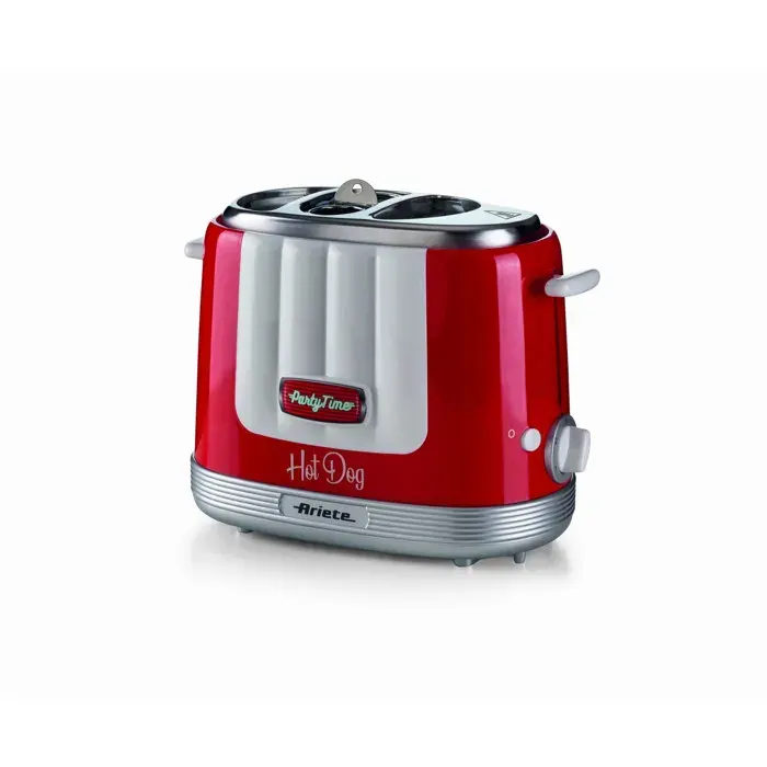 Appareil à hot dog - ARIETE - 206 - 650 W - 4 compartiments - Rouge