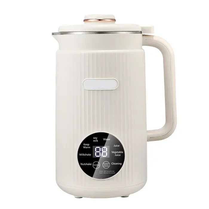 Appareil à lait végétal - BYTELIKE - Mixeur électrique - 12 L - 800 W - Écran LED — coloris Blanc