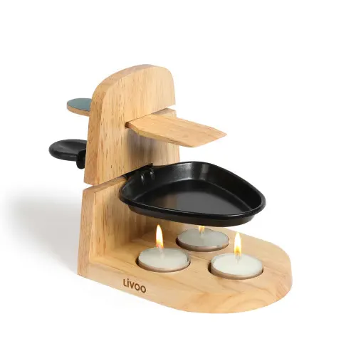 Appareil à raclette 1 ou 2 personnes à la Bougie - Neuf — coloris Beige