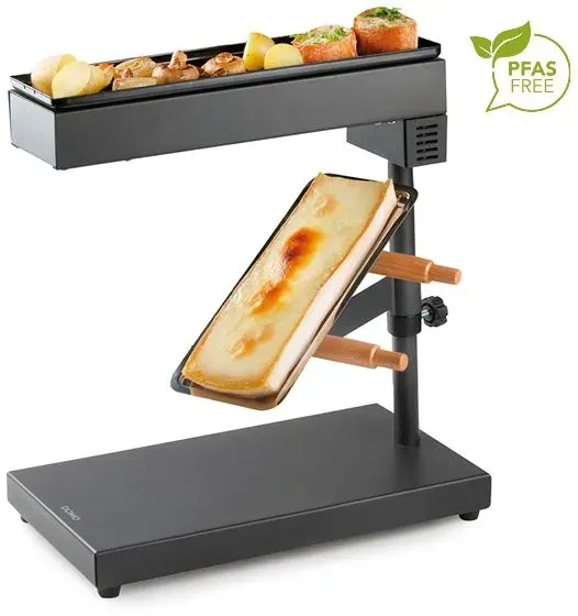 Appareil à raclette DOMO - DO1145RC - Raclette traditionnel - Revêtement sans PFAS - 1000W