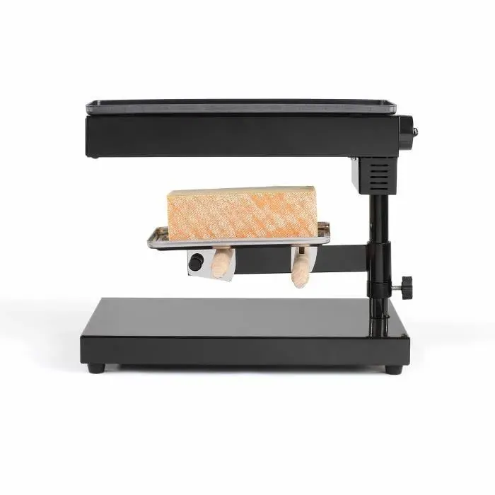 Appareil à raclette traditionnel - LIVOO - DOC159 - 600W - 6 à 8 personnes - Porte fromage amovible - 2 spatules