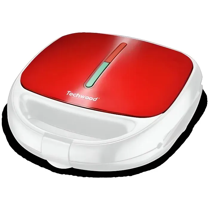 Appareil à sandwichs - Techwood - TGCI-815 - Rouge - 3 en 1 - Garantie originale