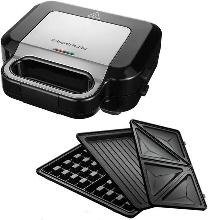 Appareil Croque Monsieur [Multifonction 3En1] Creations (Extra Profondes Pour Sandwich Épais Gaufrier Panini 3 Plaques Antiad