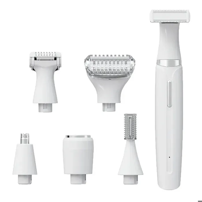 Appareil dépilation 6 en 1 rasoir multifonction pour hommes et femmes tondeuse nez tondeuse tout-en-un tondeuse barbe et
