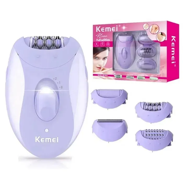 Appareil dépilation pour femmesépilation du visage à 2 vitessesépilation du visagejambesbras et des aisselles - violet