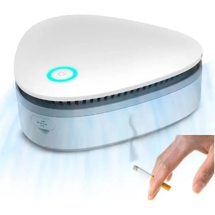 Appareil portable pour liminer les odeurs de fume danimaux et de vtements - Compact rechargeable sans fil idal PZCC
