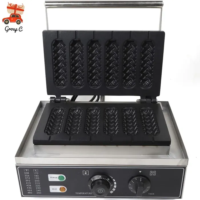 Appareils à hot dog 1500W 220V Machine à saucisses avec agitateur machine à griller les saucisses en acier inoxydable 50~300℃