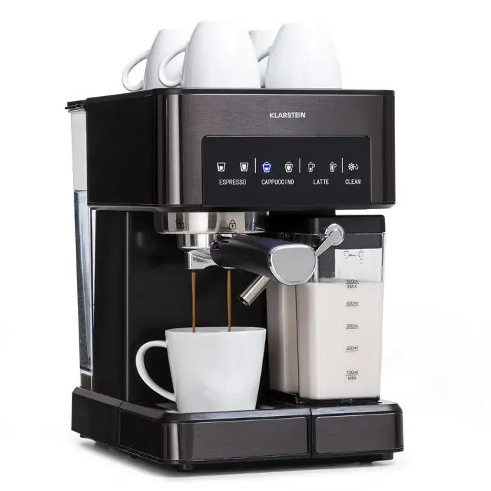 Arabica 1350W 20bar Machine Expresso Noir