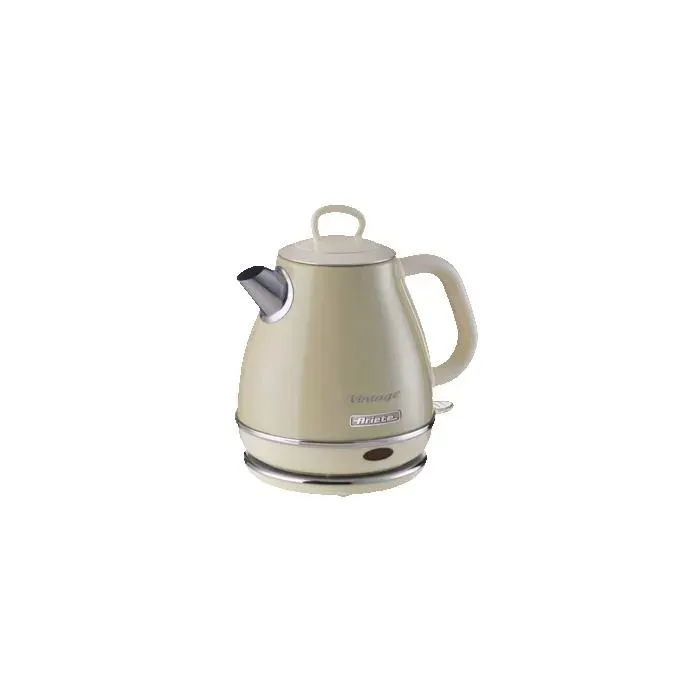 ARIETE Bouilloire Electrique 1L sans fil 1630W beige Design Vintage Rétro