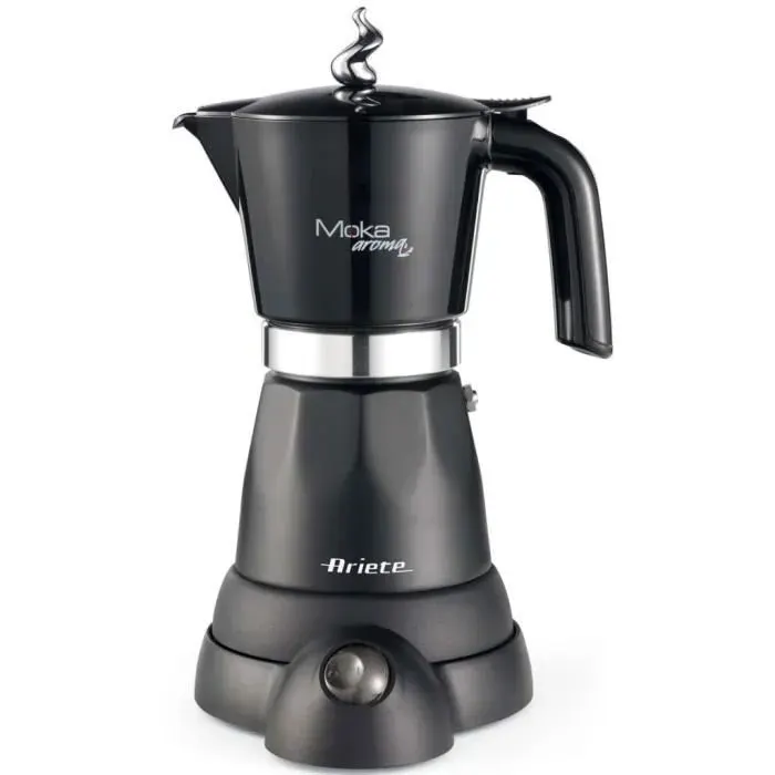 Ariete Machine à expresso grande Moka Aroma 480 W Noir