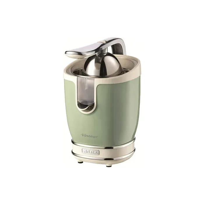 ARIETE Presse-agrumes électrique 85W Acier Vert Design Retro Vintage