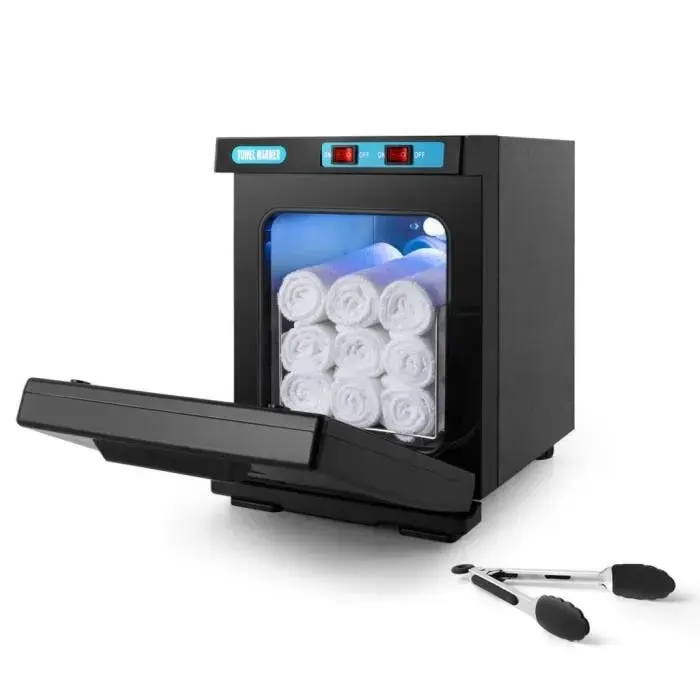 Armoire de désinfection UV à lozone - JOULLI - Chauffe-serviettes 5L - Chauffage rapide - Acier inoxydable