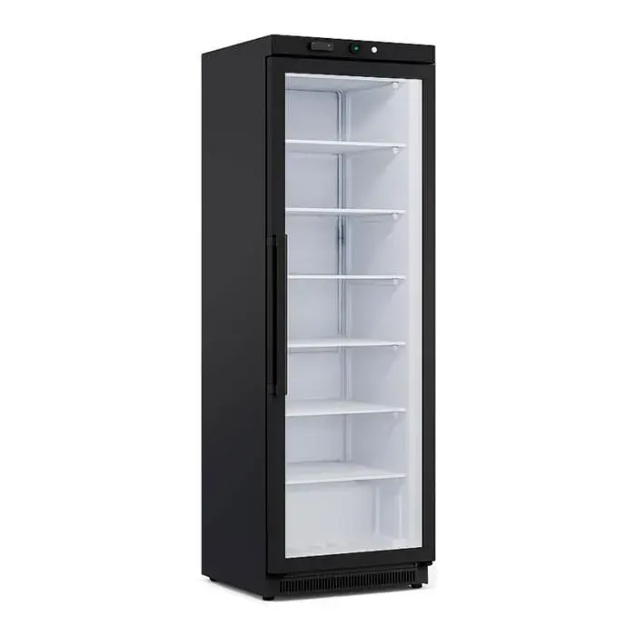 Armoire Réfrigérée Négative 400 L Porte Vitrée – Congélateur Statique Inox – R290 – Classe C