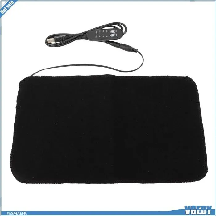 Ashata Coussin chauffant USB pour animaux de compagnie USB Chauffage Taille Pad Chiffon Chauffant électrique parapharmacie membres