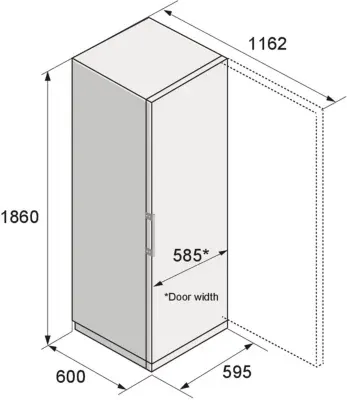 Asko - Congélateur Armoire Rff586kncs1 — vue 7