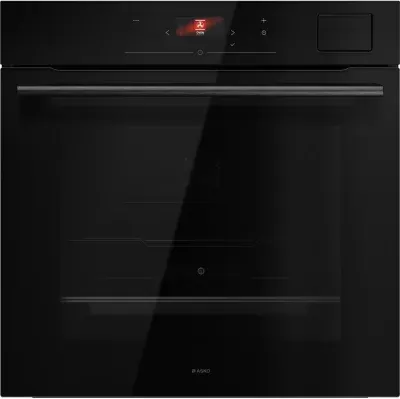 Asko - Four Encastrable Fonction Vapeur Ocs26bgh - Chaleur Tournante - Combiné Vapeur - Hydrolyse - Porte Froide - Rails Télescopiques — coloris Noir