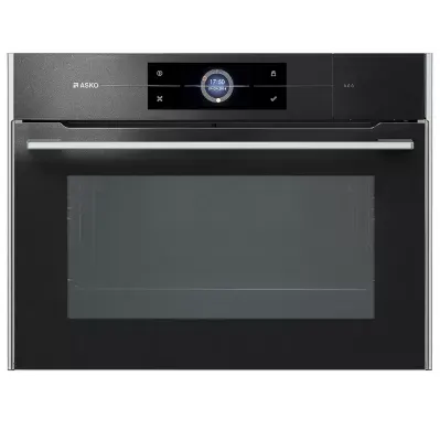 Asko - Four Encastrable Ocsm8478g - Chaleur Pulsée - Vapeur - Hydrolyse - Porte Froide - Écran Tactile
