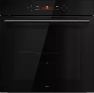 Asko - Four Encastrable Otp56bgh - Pyrolyse - Chaleur Pulsée - Porte Froide - Rails Télescopiques - Écran Tactile — coloris Noir